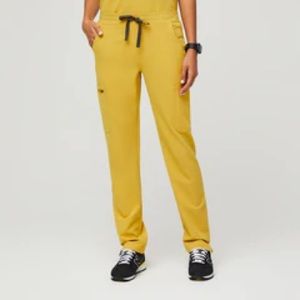 women's Light Gold Yola™ - Tall Skinny Scrub Pants - S - Tall / Light Gold